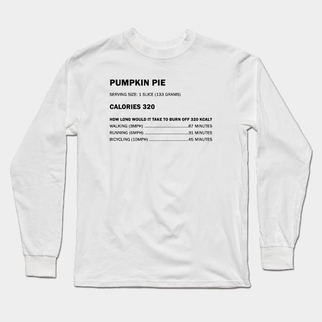 Pumpkin pie Long Sleeve T-Shirt by valentinahramov